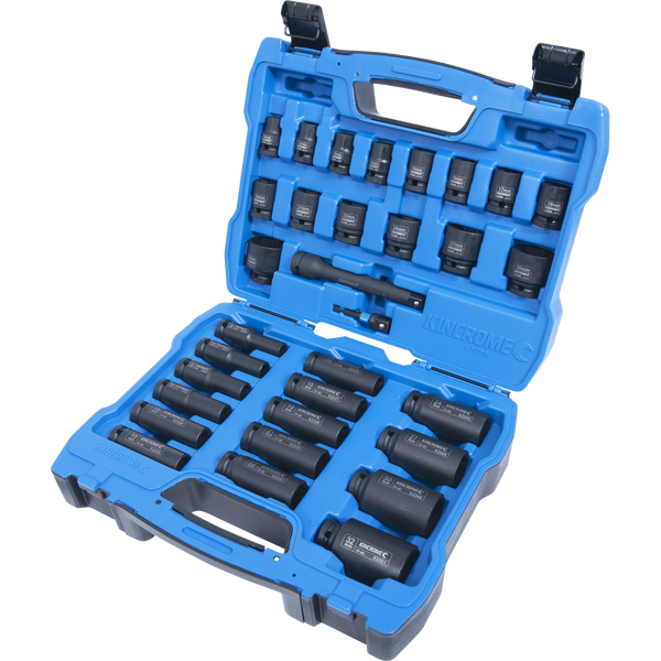 Kincrome 32 Piece 1/2" Drive Metric Impact Socket Set