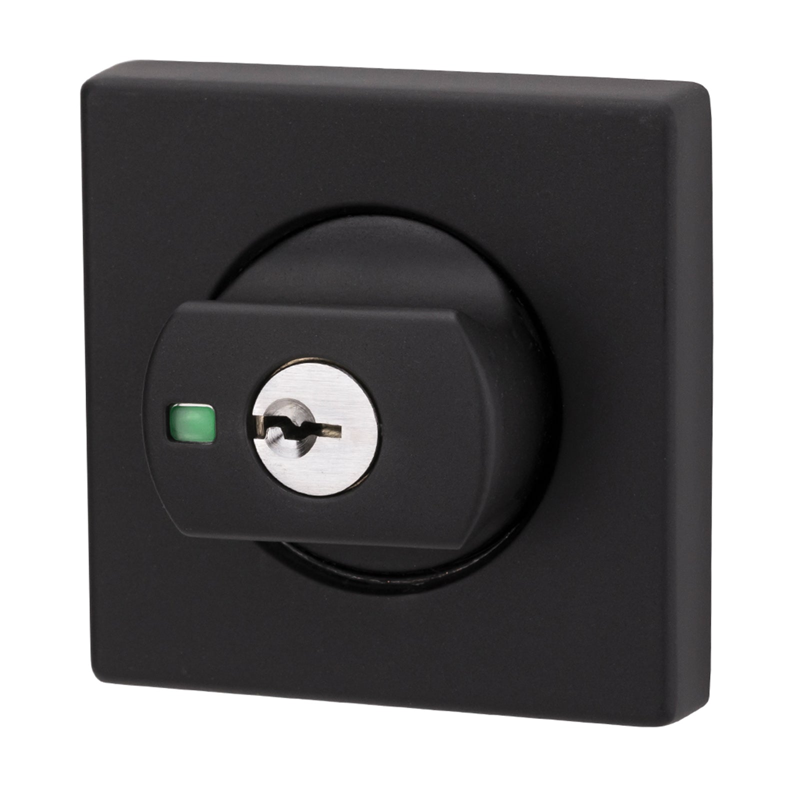 Lockwood Matt Black Double Cylinder Square Rose Paradigm 005 Deadbolt - Image 1 of 1