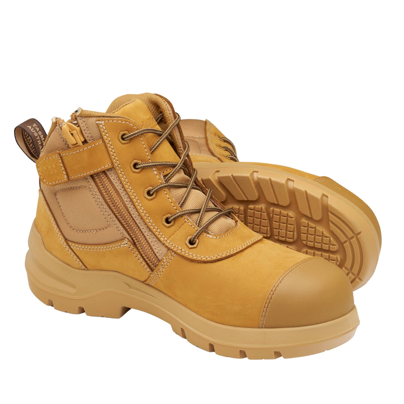 Blundstone Unisex Wheat #7550 DuraFit Zip-Side Safety - UK Size 6 - Image 1 of 10