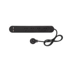 HPM 4 Outlet Black Standard USB Charging Powerboard - Image 1 of 2