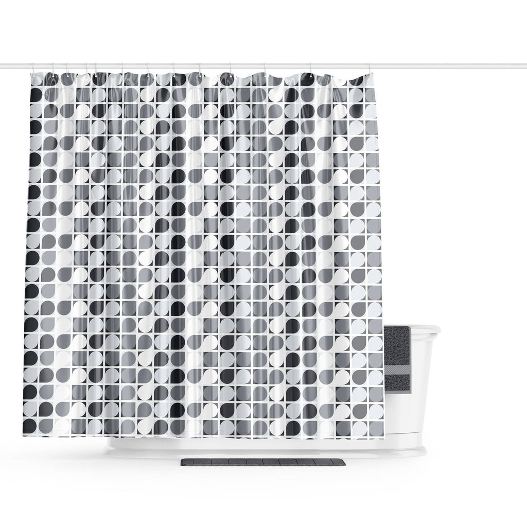 Barelli 180 x 180cm Droplet Dreams Polyester Shower Curtain - Image 2 of 2