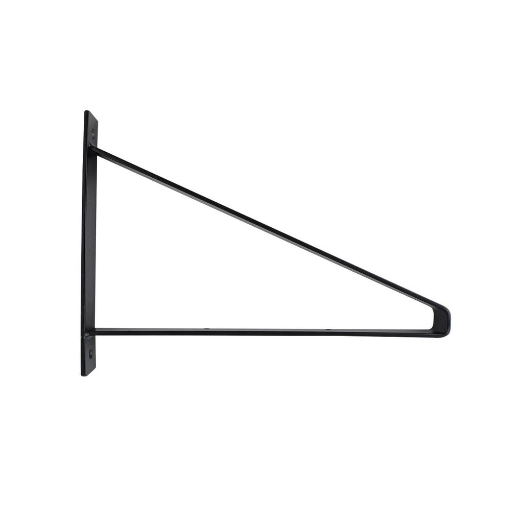 Carinya 285 x 210mm Black Exposed Triangle Stayed Bracket - Image 2 of 18