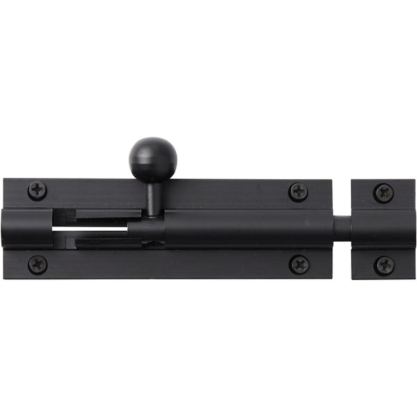 Delf Trade 75 x 32 x 9.5mm Matt Black Barrel Bolt