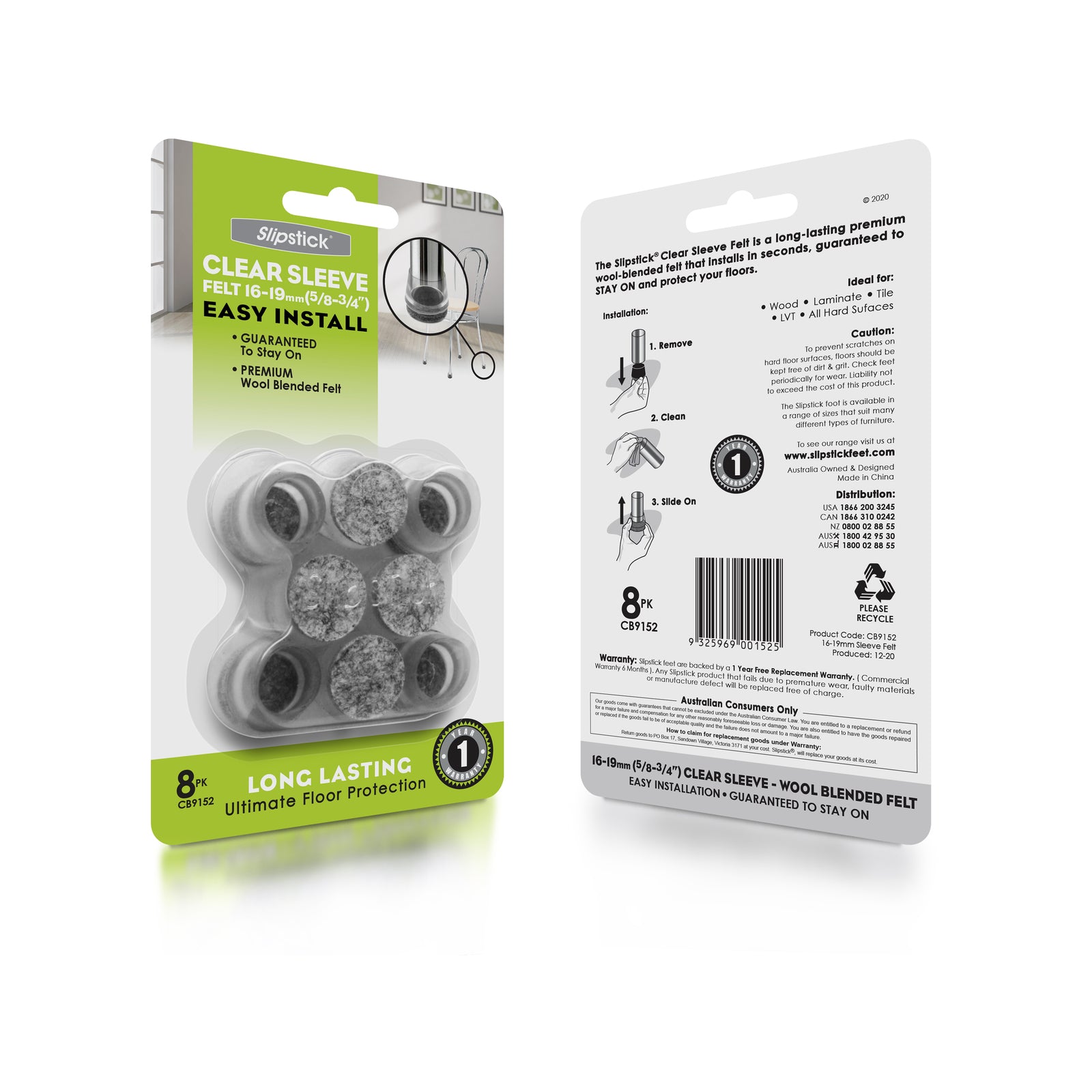 CB9152 Clear-Sleeve-Felt_Front-Back