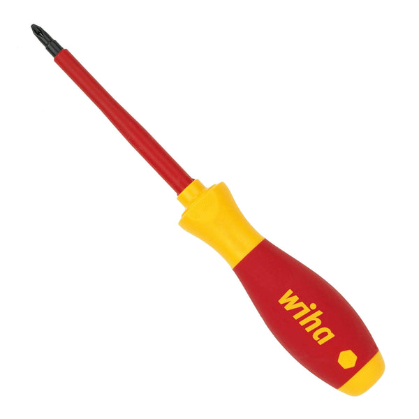 Wiha PH No.1 x 80mm VDE Insulated Softfinish Phillips Screwdriver