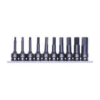 Kincrome 10 Piece 1/2" Drive Socket Hex Rail