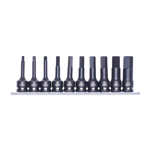 Kincrome 10 Piece 1/2" Drive Socket Hex Rail