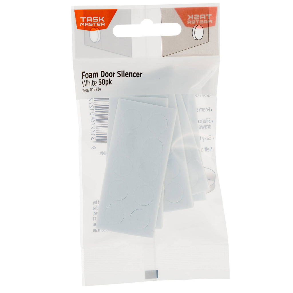 Taskmaster 10mm Foam Door Silencers - 50 Pack - Image 1 of 6