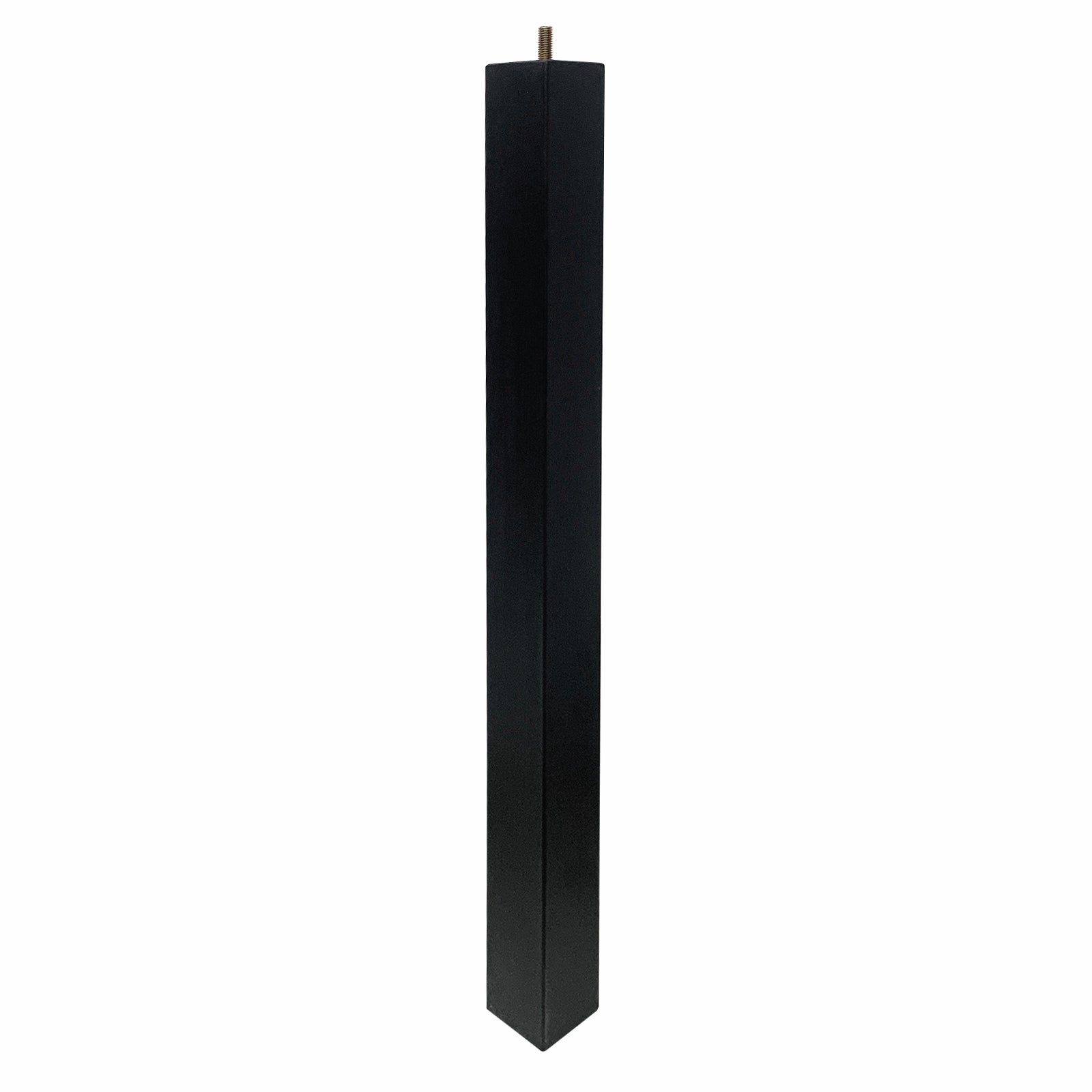 Adoored 53 x 53 x 710mm Black Square Pine Furniture Leg - Image 1 of 8