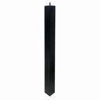 Adoored 53 x 53 x 710mm Black Square Pine Furniture Leg - Image 5 of 8