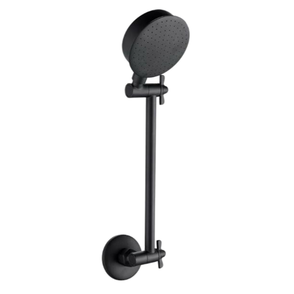 Flexispray Matte Black All Directional Hi Rise Shower Rose