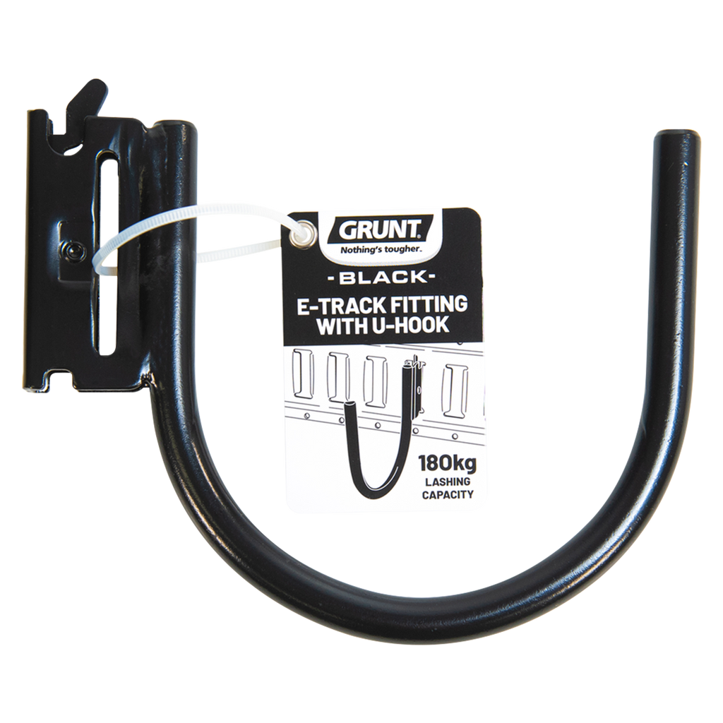 GRUNT Black E-Track Fitting U Hook - Image 1 of 10
