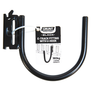GRUNT Black E-Track Fitting U Hook
