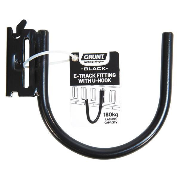 GRUNT Black E-Track Fitting U Hook
