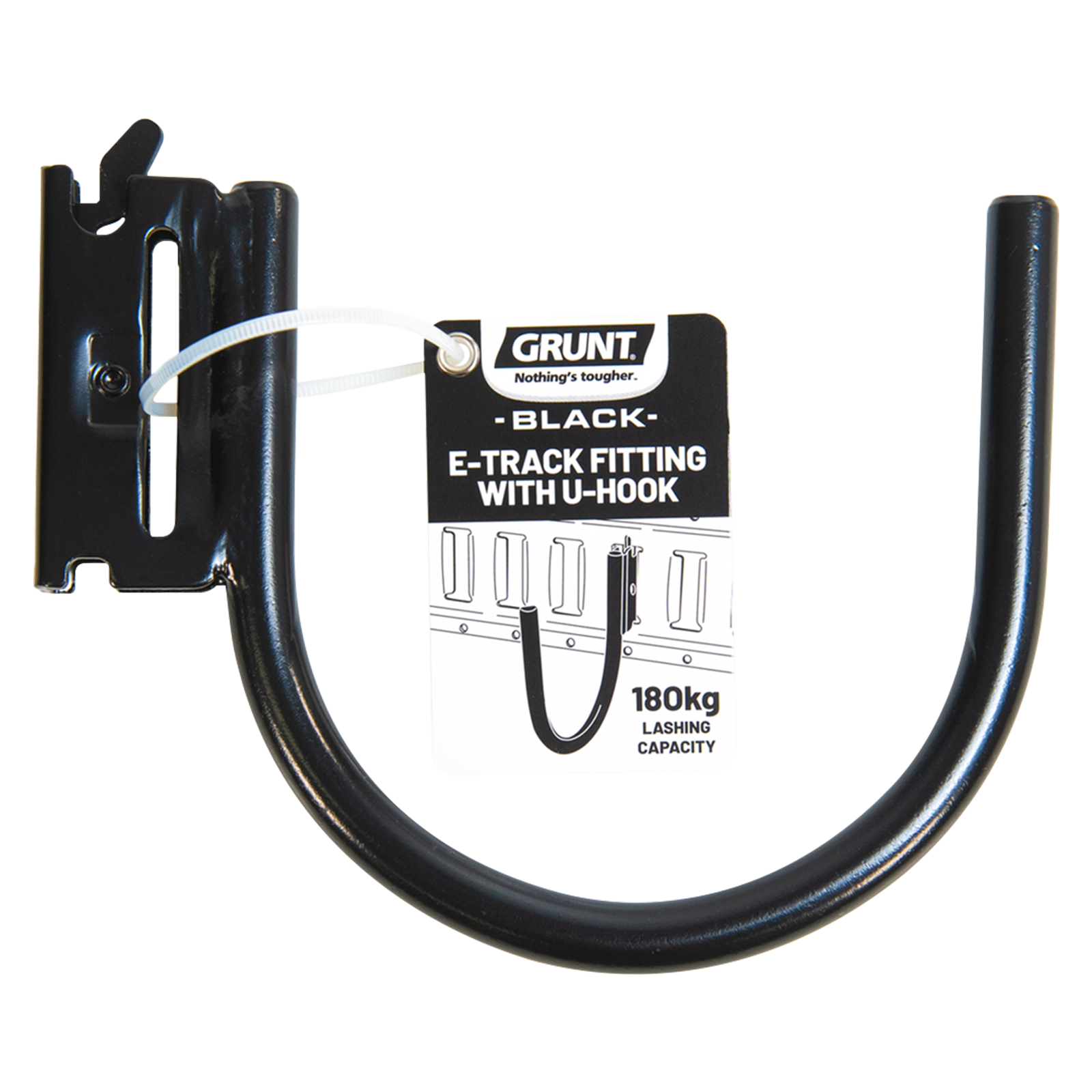 GRUNT Black E-Track Fitting U Hook - Image 5 of 10