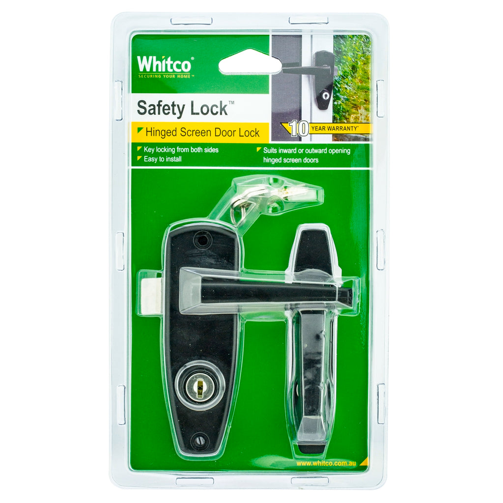 Whitco Keyed Hinged Screen Safety Door Lock - Image 2 of 2