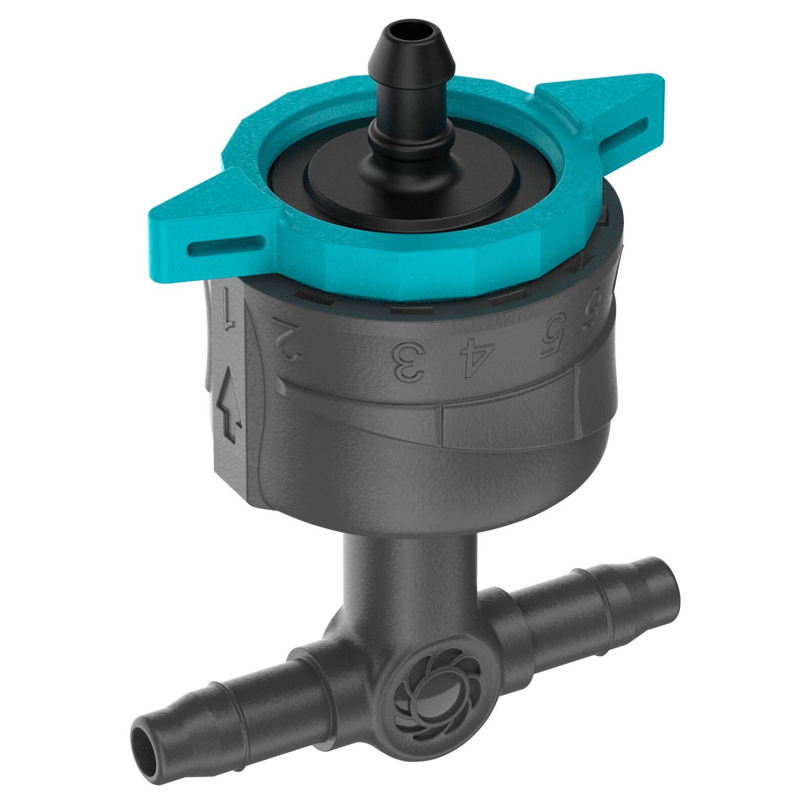 GARDENA 1–8L/h Pressure Compensating Micro Irrigation Adjustable Inline Drip Head - 5 Pack - Image 1 of 9