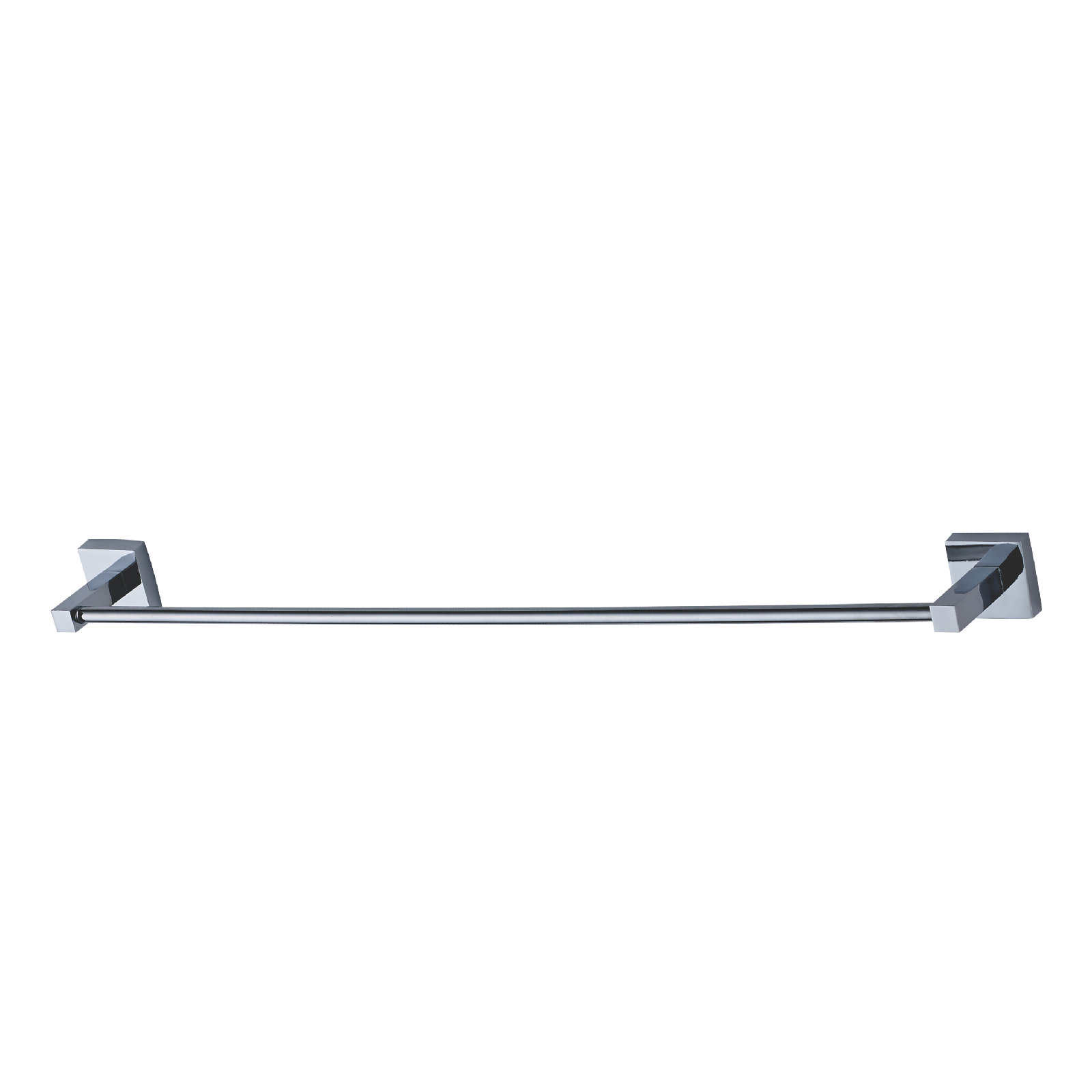 Estilo 600mm Chrome Lille Single Towel Rail - 600mm - Image 1 of 1