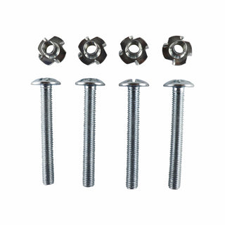 Everhang M10 x 80mm Zinc Plated Tee Nut and Bolt - 4 Pack