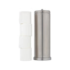 Barelli Stainless Steel Premium Toilet Roll Holder Storage - Image 3 of 8