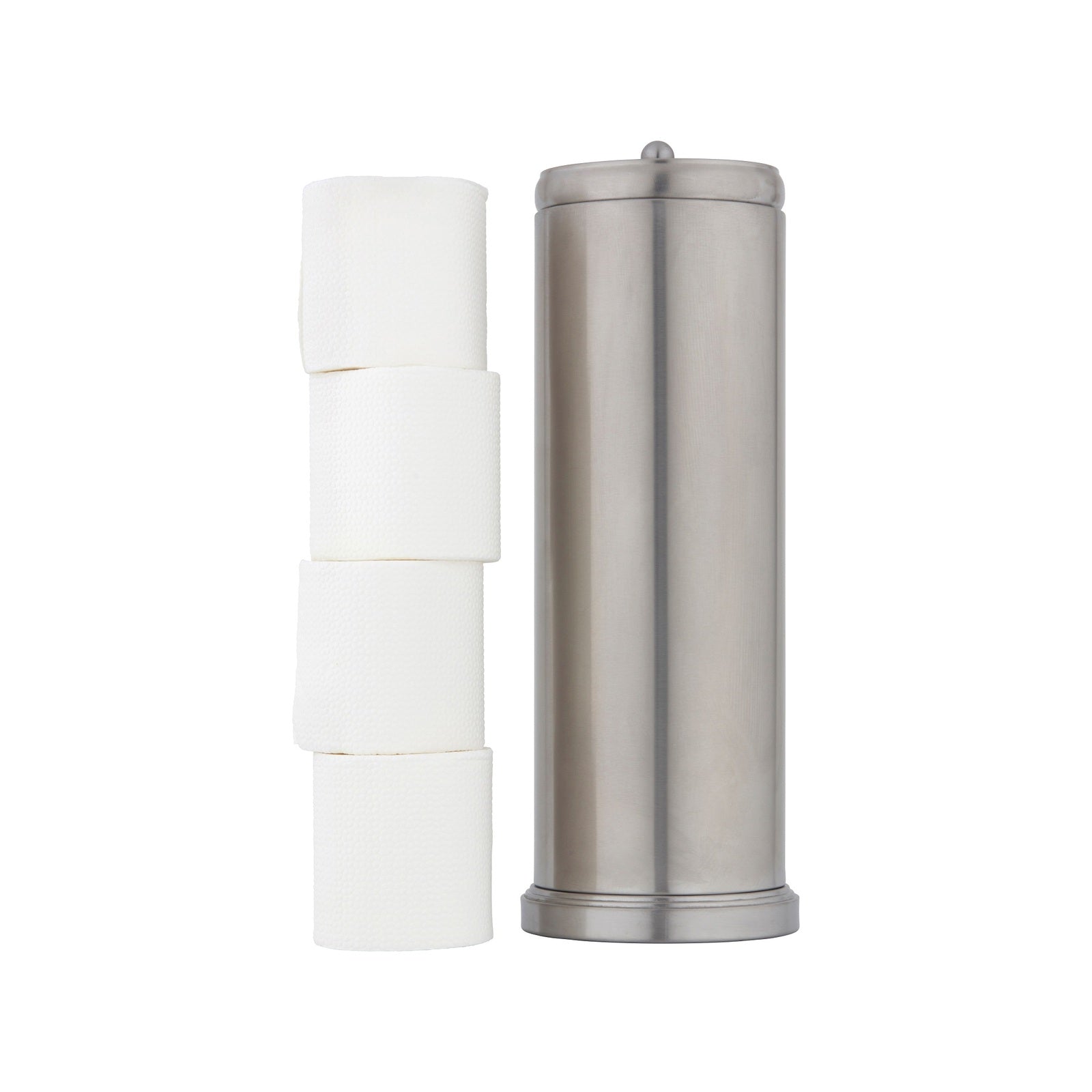 Barelli Stainless Steel Premium Toilet Roll Holder Storage - Image 7 of 8