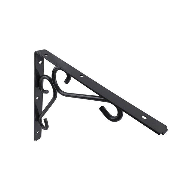 Carinya 250 x 200mm Dark Grey Heavy Duty Scroll Stayed Bracket
