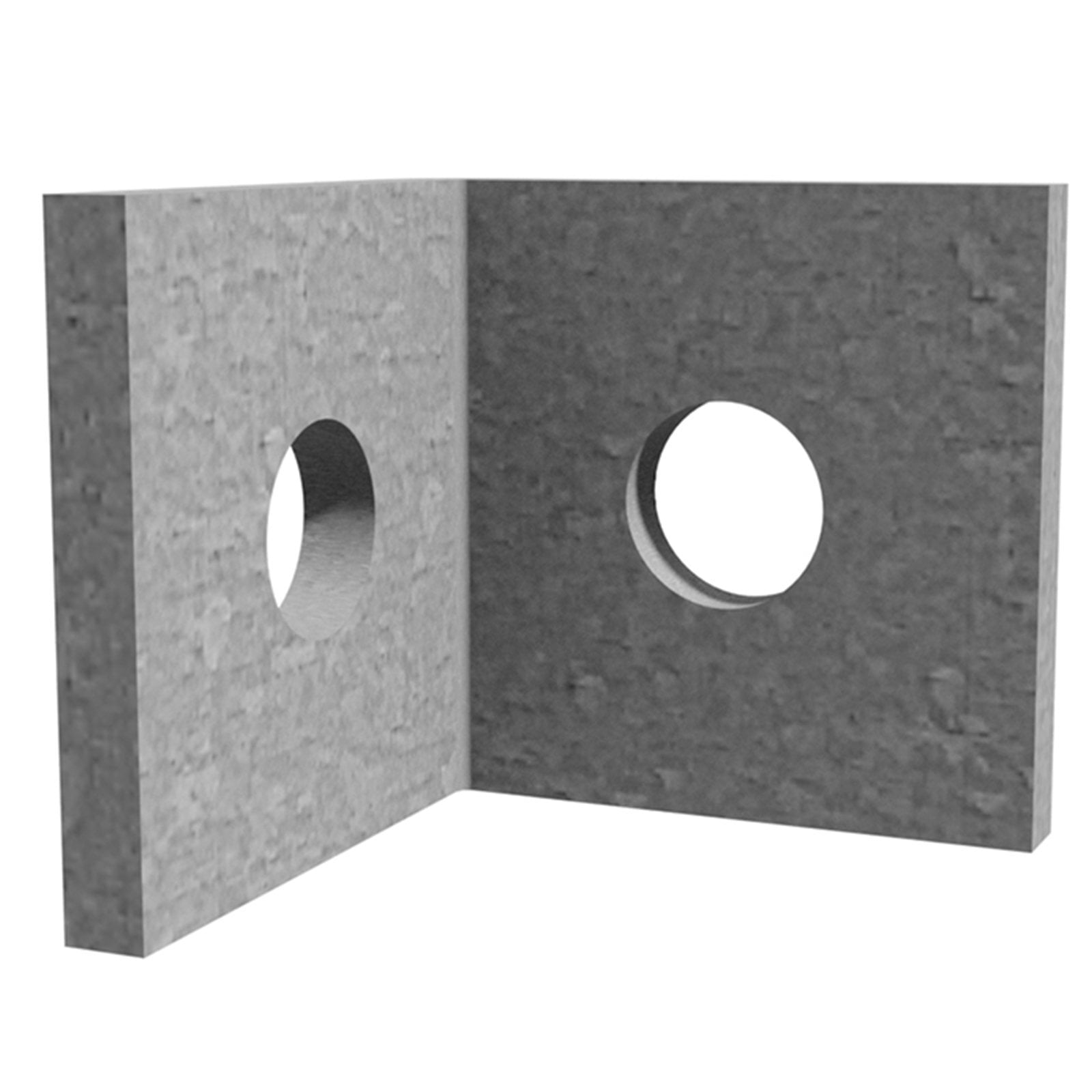 Dunnings 40 x 40 x 40 x 5mm M12 Galvanised Angle Bracket - Image 1 of 1