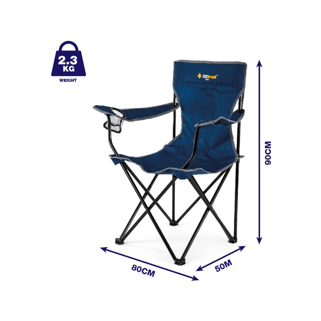 OZtrail Blue Chill Chair - Image 9 of 13