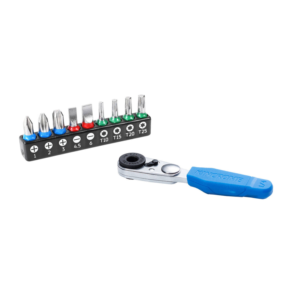 Kincrome 10 Piece Mini Ratchet Bit Set - Image 2 of 3