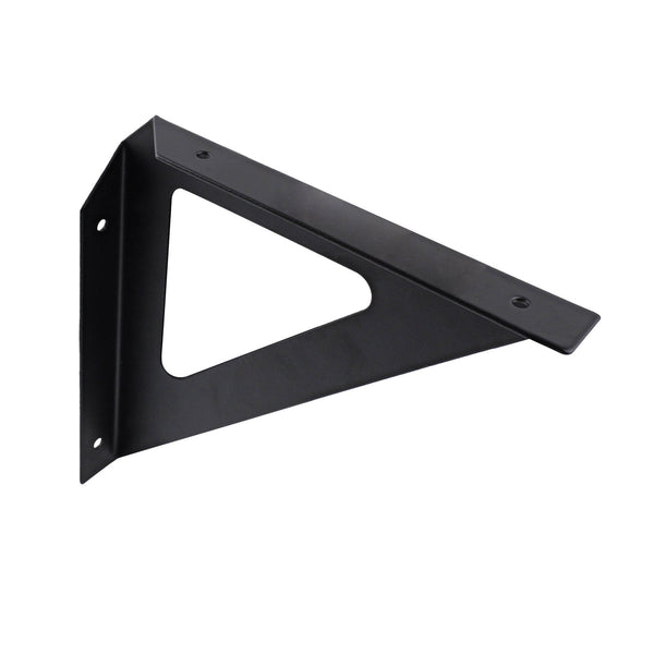 Carinya 190 x 190mm Black Triangle Stayed Bracket