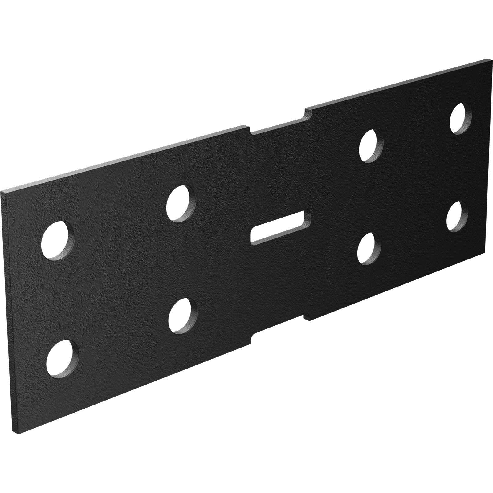 Dunnings 200 x 70 x 3mm Black Heavy Duty Bracket Plate - Image 1 of 1