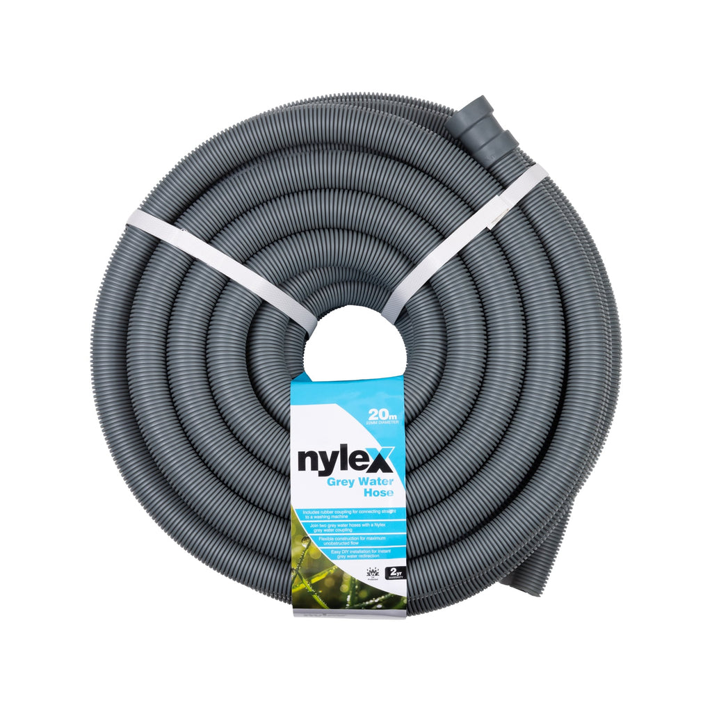 Nylex 20m x 22mm Grey Water Hose - Image 1 of 2