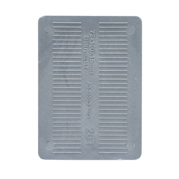 Titan 15 x 72 x 100 mm Grey Shim Packing