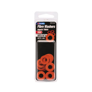 Zenith 5/16" And M8 Fibre Washer - 30 Pack