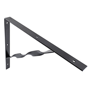 Carinya 400 x 350mm Black Heavy Duty Twisted Stay Bracket