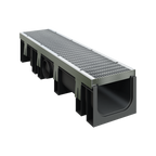 Everhard DuraDRAIN 200 Series Channel &amp; Galvanised Steel Class B Grate - Image 1 of 4