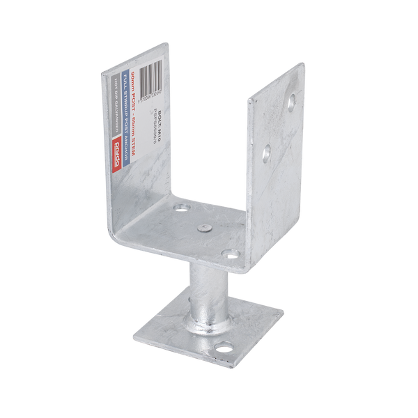 Pryda 65x90mm M10 Full Stirrup Post Anchor