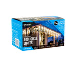 Lytworx 400 White LED Connectable Icicle Lights - Image 1 of 2