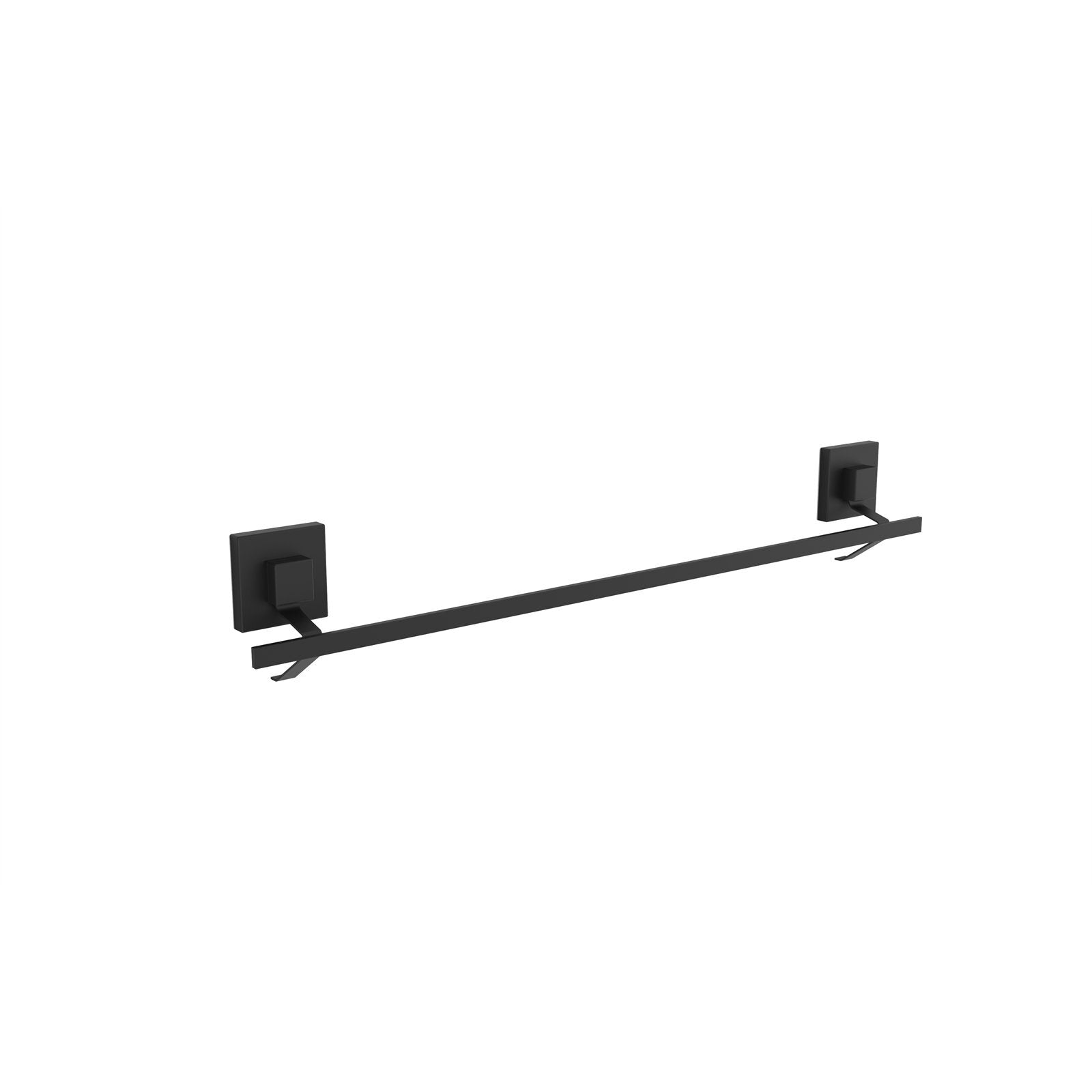 Fusion-Loc 60cm 26kg Black Matte Suction Single Towel Rail - Image 1 of 1