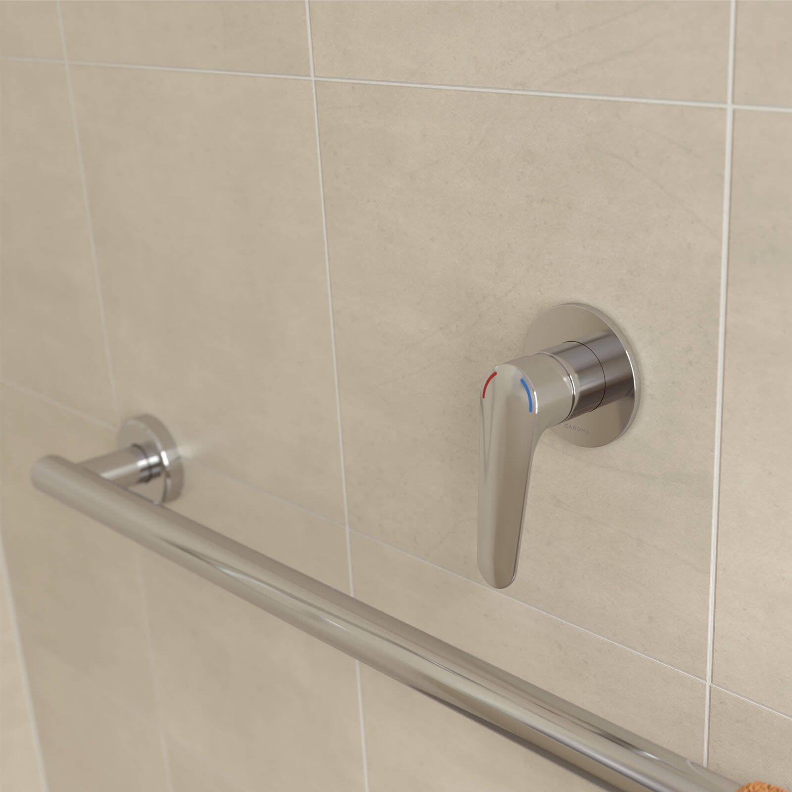 HomeCare by Caroma Chrome Assistant Living Bath / Shower Mixer - Chrome - Image 5 of 5