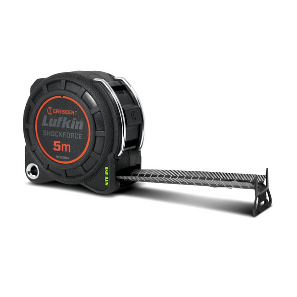 Crescent Lufkin Shockforce Nite Eye 5m X 30mm Tape Measure