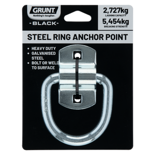 GRUNT Galvanised Steel Heavy Duty Ring Anchor Point
