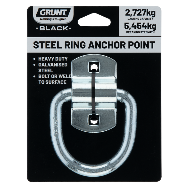 GRUNT Galvanised Steel Heavy Duty Ring Anchor Point