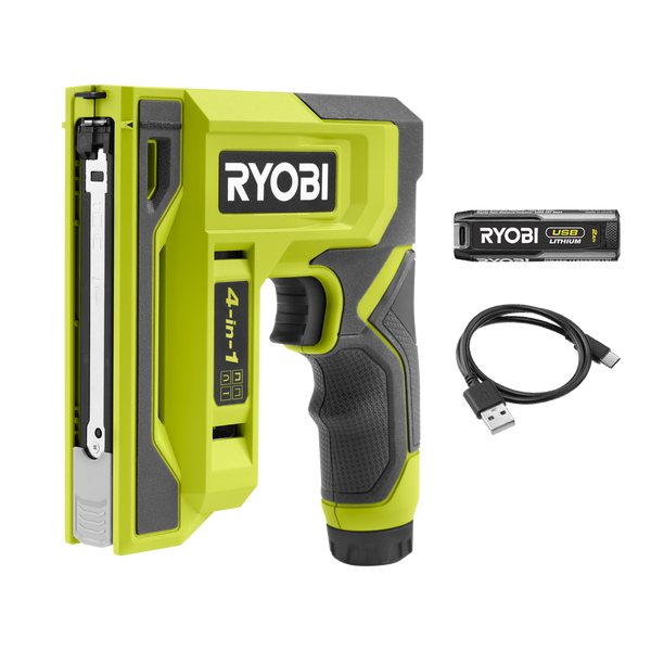 Ryobi USB 4-In-1 Stapler 2Ah Kit