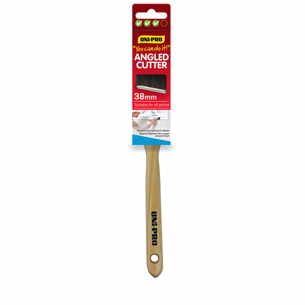 UNi-PRO 38mm You Can Do It Angled Sash Cutter Brush - 38mm
