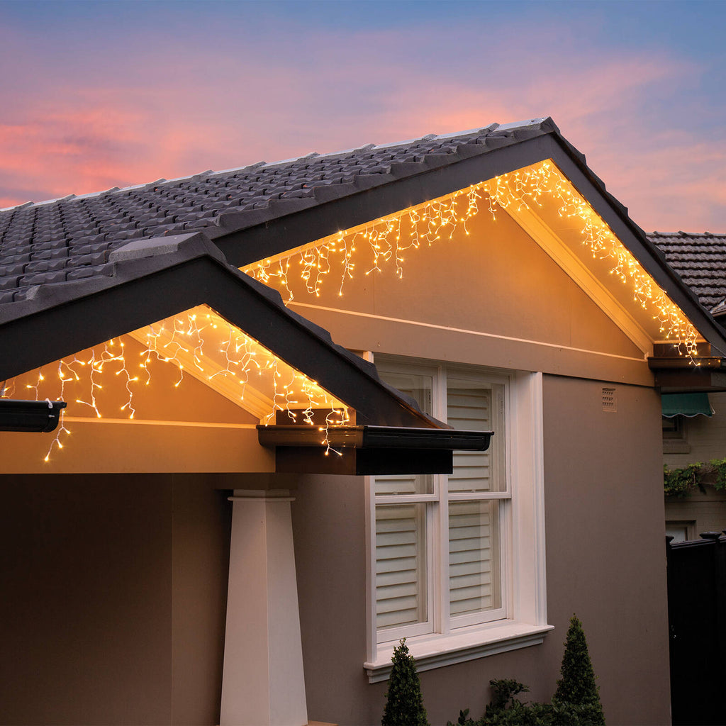 Lytworx 400 Warm White LED Connectable Icicle Lights - Image 2 of 2