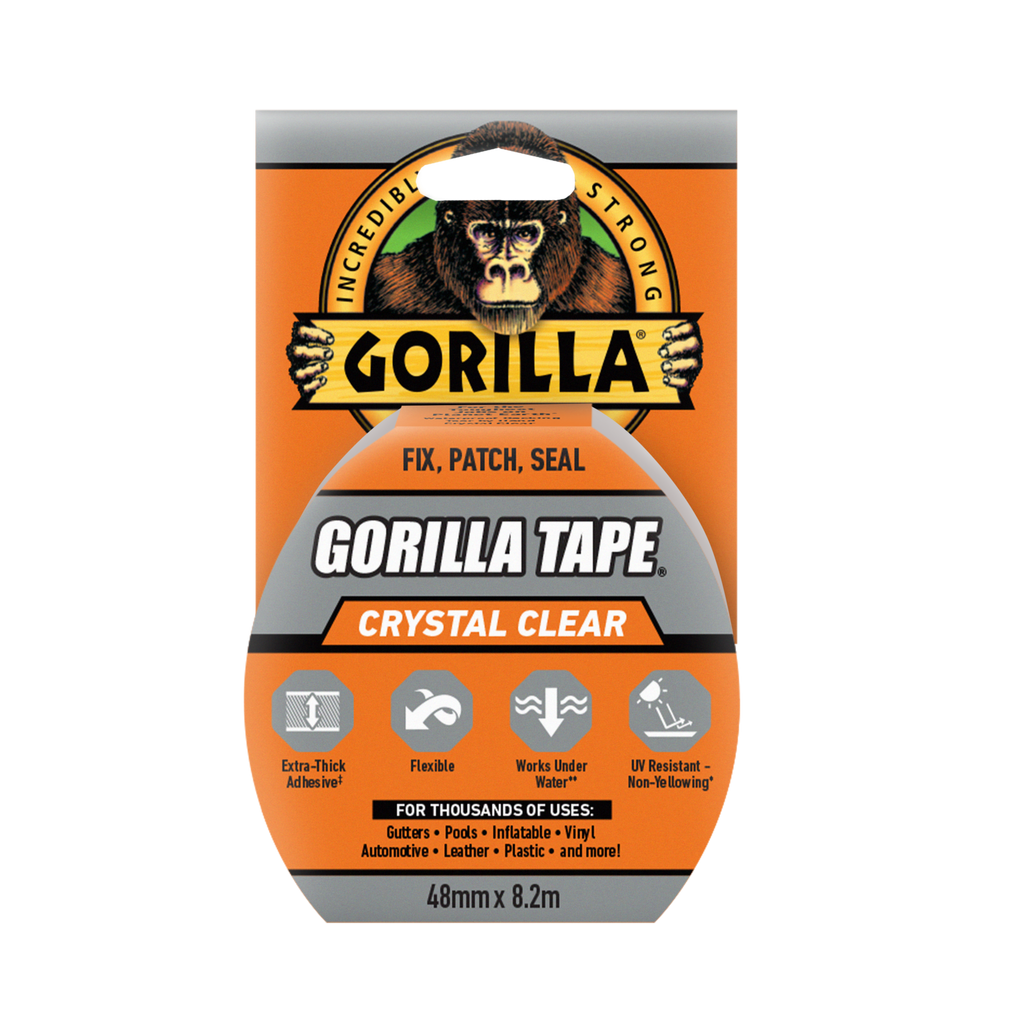 Gorilla 48mm x 8.2m Clear Repair Tape - Image 1 of 5