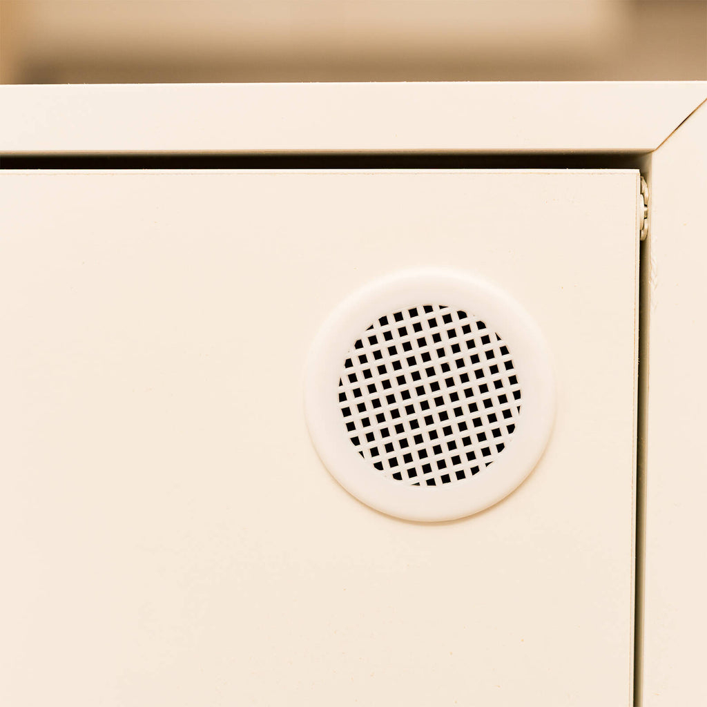Taskmaster 53mm White Plastic Cabinet Ventilator- 2 Pack - Image 5 of 6