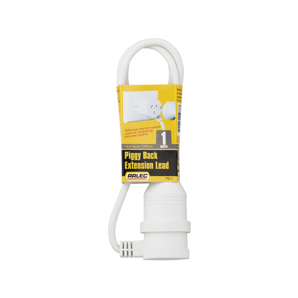 Arlec 1m Piggyback Extension Lead - 1m