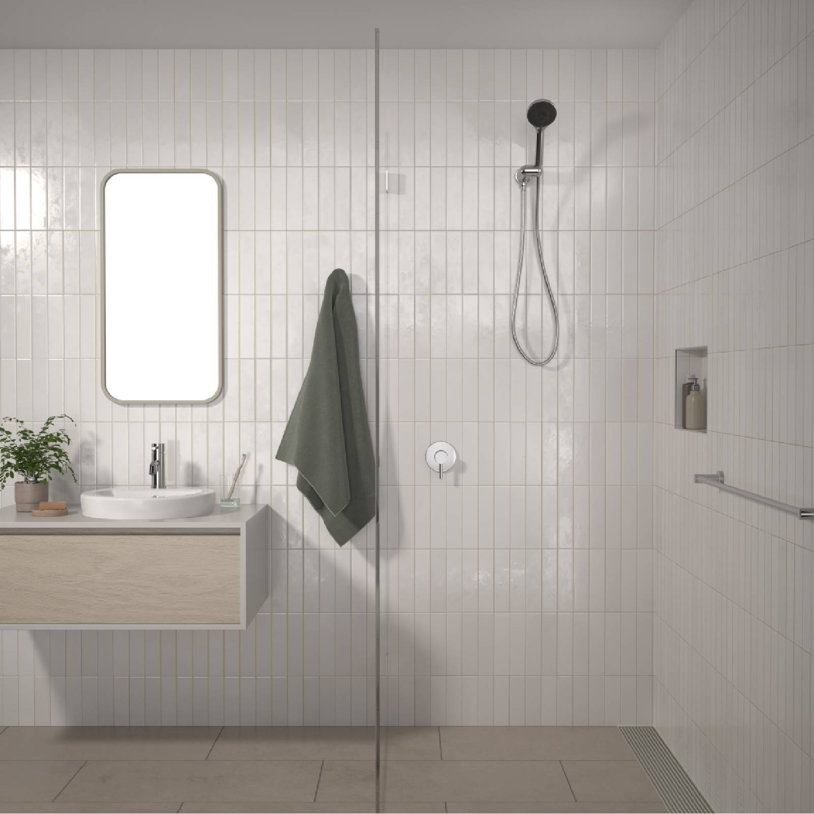 Flexipsray Chrome Splash Bath/Shower Mixer - Chrome - Image 11 of 11